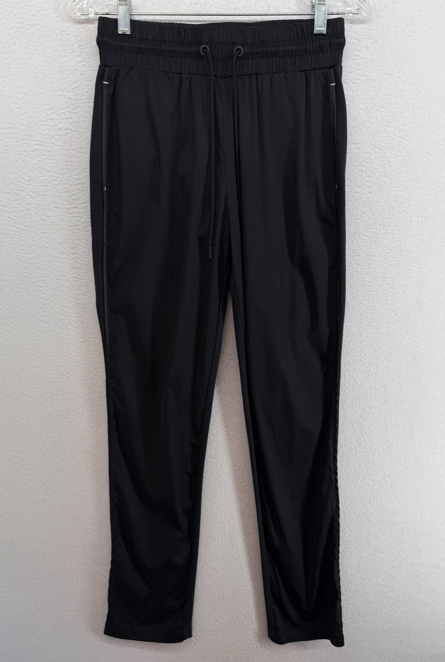 DEREK LAM IOC ATHLETA Pants XS Performance Athletic Track Drawstring Black